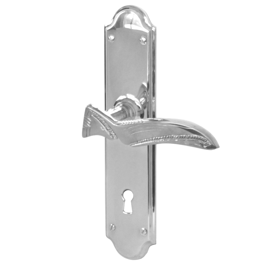 Gamla Arkaden med välvd långskylt förnicklat (bild för) Gamla Arkaden med välvd långskylt förnicklat