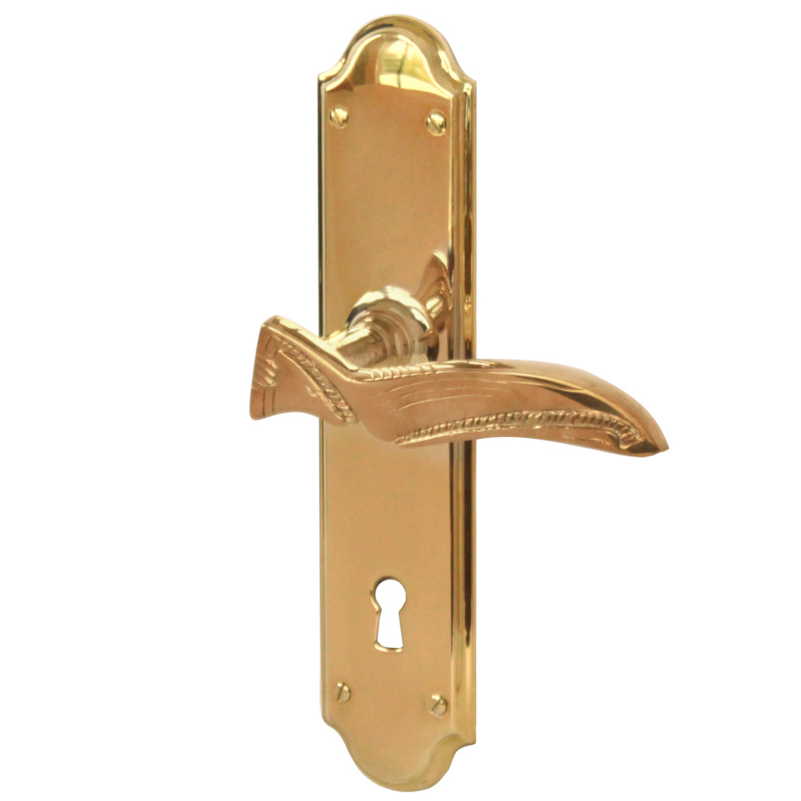 Gamla Arkaden med välvd långskylt mässing (bild för) Gamla Arkaden med välvd långskylt mässing