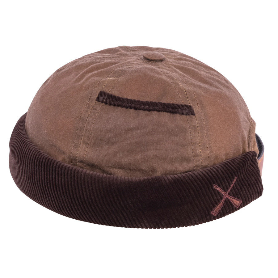 Mössa Miki vaxad bomull (Béton Ciré) brun (bild för) Mössa Miki vaxad bomull (Béton Ciré) brun